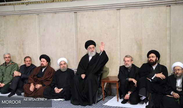 مراسم ترحیم آیتالله هاشمی رفسنجانی با حضور رهبر معظم انقلاب برگزار شد