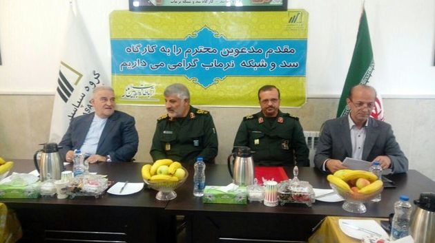 بازدید فرمانده قرارگاه سازندگی خاتم الانبیاء از روند ساخت سد نرماب در گلستان