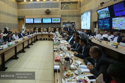 جلسه شورای مدیریت بحران شهر تهران