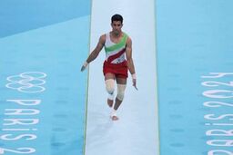 هفتمی پرچمدار ایران در پرش خرک المپیک
