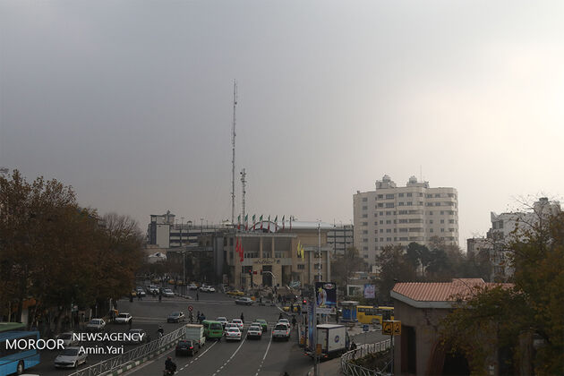 کیفیت هوای تهران ۱۳ بهمن ۱۴۰۰/ شاخص کیفیت هوا به ۱۲۵ رسید