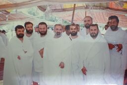 عکس/ شهید سلیمانی و رئیسی در لباس احرام
