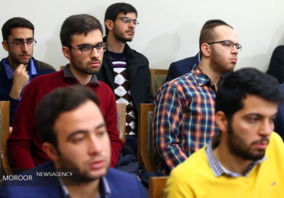 دیدار نخبگان و دانشجویان بسیجی مدال‌آور دانشگاه صنعتی شریف با مقام معظم رهبری