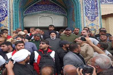 بازدید سر زده رئیس جمهور در منطقه سیل زده فیروزکوه 