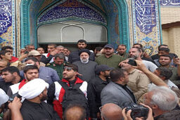 بازدید سر زده رئیس جمهور در منطقه سیل زده فیروزکوه 