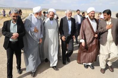  هیئت اعزامی مقام معظم رهبری وارد شهرستان خاش شد