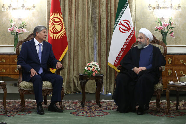 رییس جمهوری بیشکک را به مقصد تهران ترک کرد