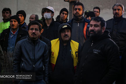 یک روز پس از تخریب ساختمان پلاسکو