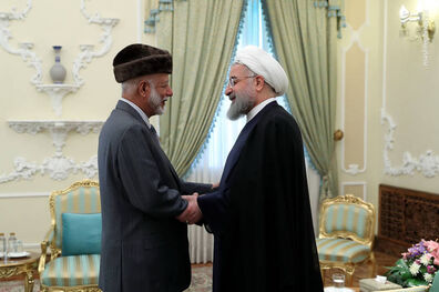 رئیس جمهور امروز با بن علوی دیدار کرد