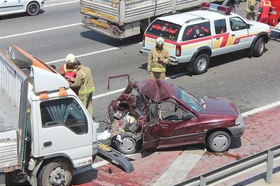 بی‌توجهی به جلو، عامل وقوع 32 درصد تصادفات برون‌شهری