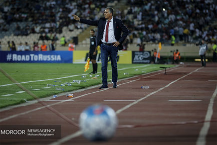 دیدار تیم های ملی فوتبال ایران و ازبکستان