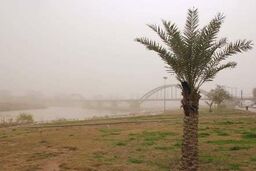 گرد و خاک، در راه خوزستان