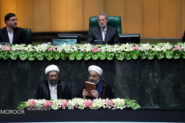 گزارش لحظه ای مراسم تحلیف حسن روحانی، دوازدهمین رییس‌جمهور جمهوری اسلامی ایران