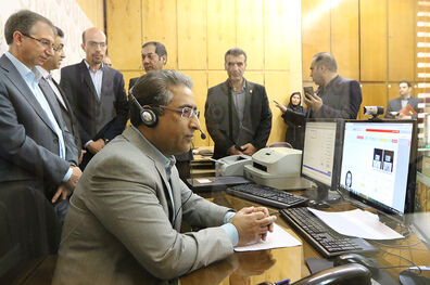 بازدید اعضای هیات مدیره از شعبه سیار بانک ملّی ایران