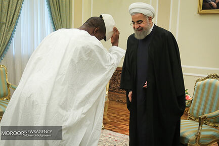 دیدار رییس جمهور روحانی با شش سفیر 