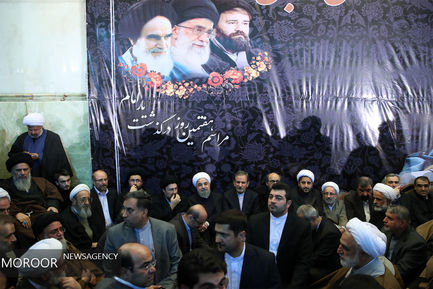 مراسم هفتمین روز ارتحال آیت الله هاشمی رفسنجانی در حرم مطهر امام خمینی(ره) با جضور رییس جمهور