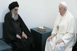 آیت الله سیستانی، پاپ فرانسیس را به حضور پذیرفت