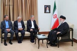 
دیدار «زیاد النَخاله» و هیأت همراه با رهبر انقلاب 