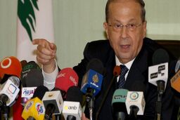 میشل عون به عنوان رئیس جمهور لبنان انتخاب شد