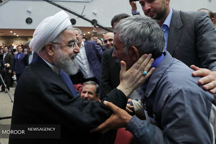 دیدار حسن روحانی با فعالان ستادهای انتخاباتی