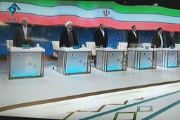 آغاز سومین و آخرین مناظره انتخاباتی ۶ کاندیدای ریاست جمهوری