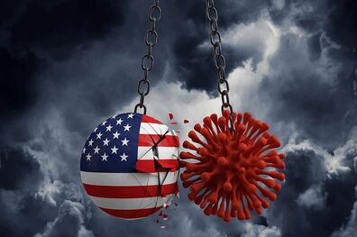 افزایش آمار مبتلایان به کرونا در آمریکا