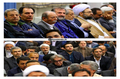 هنرمندان سینما و تلویزیون در دیدار با رهبر انقلاب