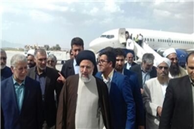 رئیسی وارد استان سیستان و بلوچستان شد