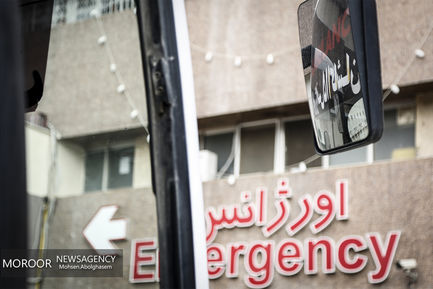 مصدومان حادثه واژگونی اتوبوس حامل زائران ایرانی