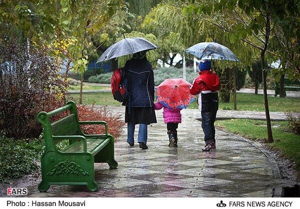 تداوم بارش‌های رگباری تا ده روز آینده در اکثر نقاط کشور
