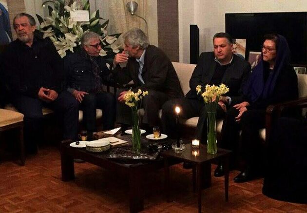 سینماگران و تابش در منزل نیما طباطبایی