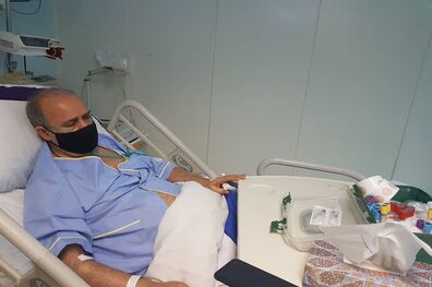 مهدی تاج در بیمارستان ایرانمهر تهران بستری شد