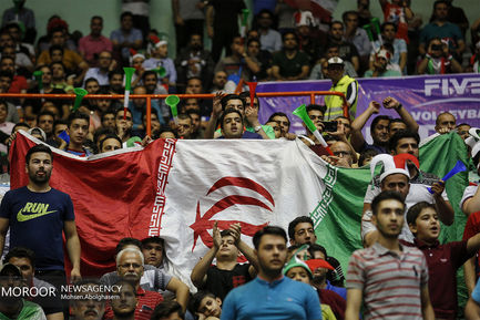 دیدار تیم های والیبال ایران و آرژانتین