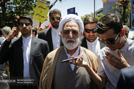 حضور شخصیت های لشکری و کشوری در راهپیمایی روز جهانی قدس