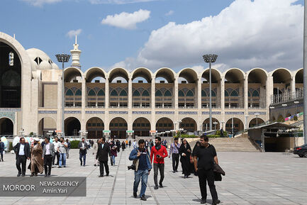 آماده سازی محل سی و دومین نمایشگاه بین‌المللی کتاب