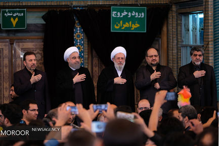 مراسم عزاداری روز عاشورا در حرم شاه عبدالعظیم 