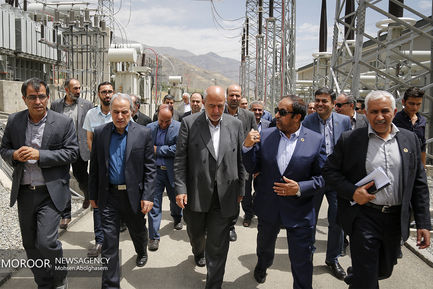 مراسم افتتاح پروژه های برق منطقه‌ای تهران