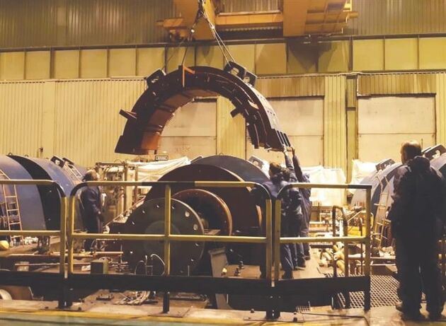 تعویض کامل موتور DC 3680 KW فینیشینگ ناحیه نورد گرم فولاد مبارکه