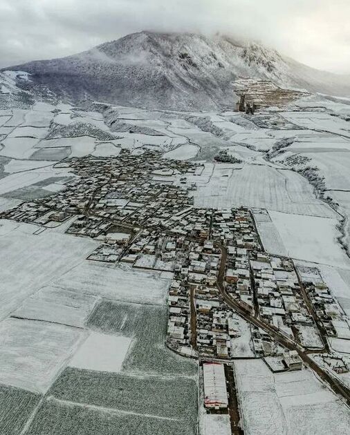 عکس/ روستای برفی تراجیق گالیکش