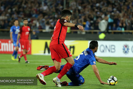 دیدار تیم های فوتبال استقلال ایران و الریان قطر