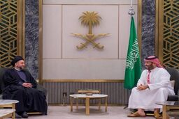 دیدار محمد بن سلمان با عمار حکیم در جده