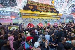 افزایش زائران اربعین حسینی (ع) در کربلا نسبت به سال گذشته +تصاویر