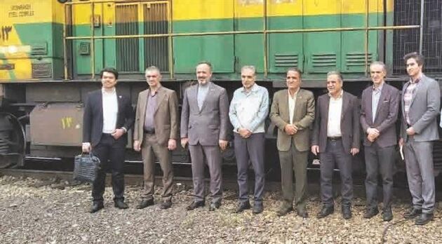 بازدید مدیران راه‌آهن جمهوری اسلامی ایران از فولاد مبارکه
