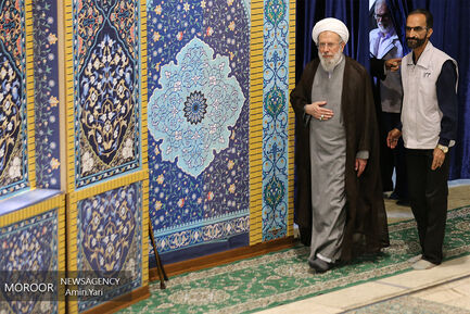 آخرین نماز جمعه تهران در ماه مبارک رمضان همزمان با روز جهانی قدس به امامت حجت الاسلام سید احمد خاتمی