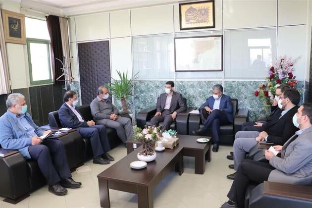 دیدار مدیرعامل فولاد مبارکه اصفهان با سرپرست سازمان صمت استان اصفهان