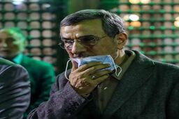 عکس/ وضعیت عجیب صورت احمدی‌نژاد
