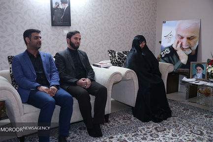  رییس جمهوری در دیدار خانواده شهید سردار سرتیپ پاسدار حسین همدانی