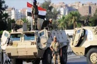 حمله تروریست ها به مقر نیروهای ارتش مصر 