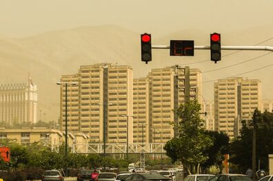 میزان آلودگی هوای تهران به تفکیک مناطق