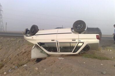 دو حادثه واژگونی در محور چالوس 5 مصدوم برجای گذاشت
